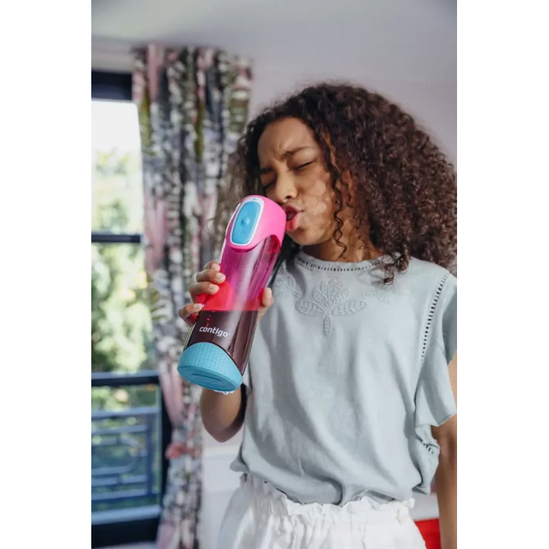 Contigo Swish 500ml Tritan Plastic Water Bottle Raspberry Pink