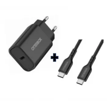 OtterBox EU Wall Charger USB-C 30W ar USB-C uz USB-C kabeli komplekts