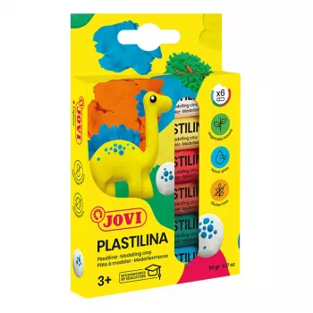 JOVI Plastilina Modelēšanas māls 6 krāsas 15g katra 90g kopā