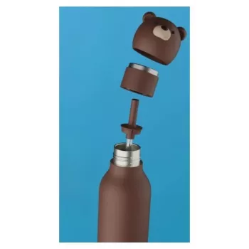 Asobu Bestie Brown Bear 460 ml bērnu termopudele
