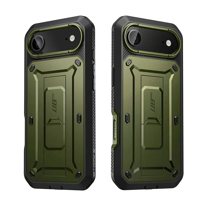 SUPCASE Unicorn Beetle PRO triecienizturīgs maciņš Apple iPhone Air, tumši zaļā krāsā (Guldan)