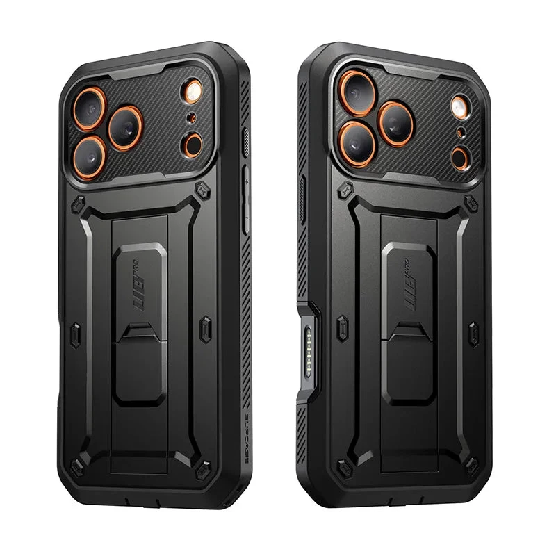 SUPCASE Unicorn Beetle Pro apvalks iPhone 17 Pro Max, melns