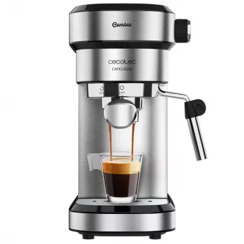 Cecotec Cafelizzia 790 Steel Pushāautomātiskā Espresso Kafijas Automāts, 20 bar, 1350 W, Nerūsējošais Tērauds