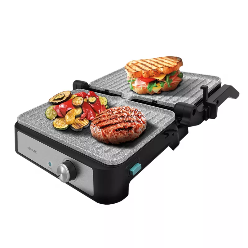 Cecotec Rock'n Grill 1500 Take&Clean Stone Electric Grill