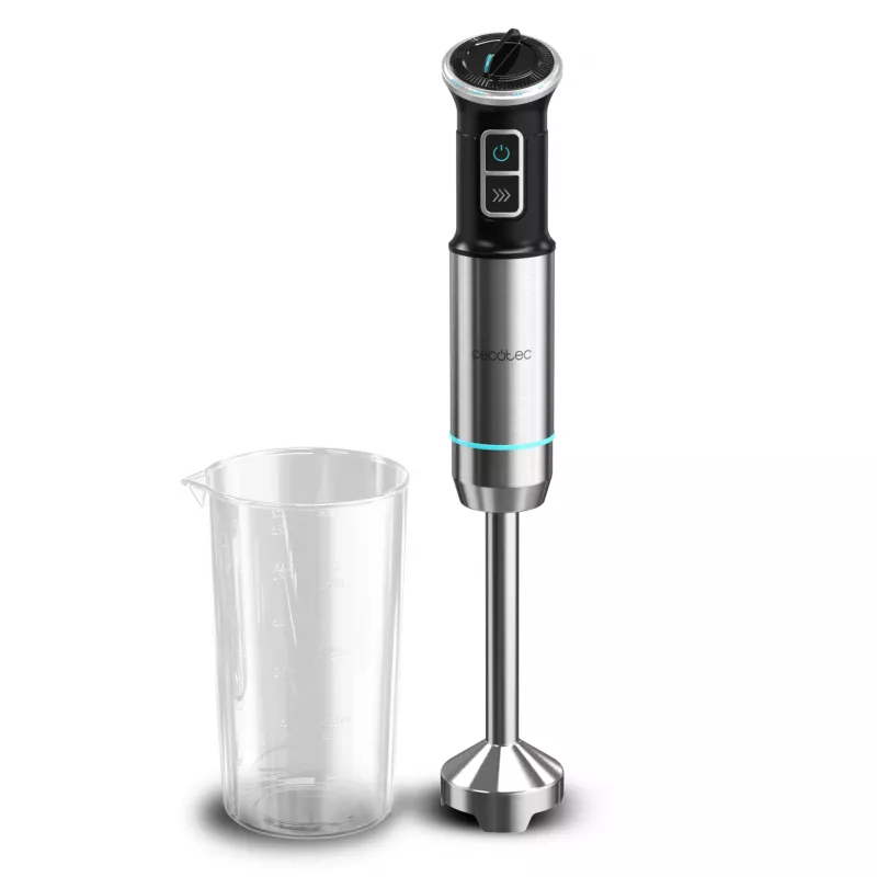 Cecotec Power Neutron 1100MAX Immersion Blender 1100W 21 Speeds Titanium Blades