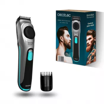 Cecotec PrecisionCare AllDrive Pro bārdas trimmeris ar 19 garuma iestatījumiem 1–10 mm, 75 min darbības laiks