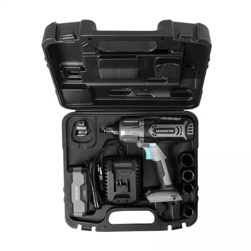 Cecotec Cecoraptor Perfect Impact 4020 Ultra bezvadu triecienuzgriežņu atslēga 20V 4.0Ah 2 baterijas