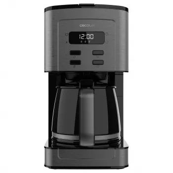 Cecotec Coffee 66 Time pilienu kafijas automāts 950W 1.5L 12 tases LCD taimeris nerūsējošais tērauds
