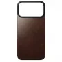 Nomad Modern Leather Back Case Apple iPhone 17 Pro Max, MagSafe saderīgs, Īstā Horween āda, Rustic Brown