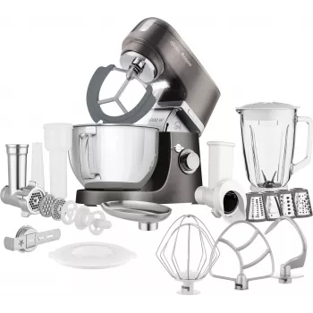 SENCOR STM 6378BK Stand Mixer 1000 W, 4.5 L Stainless Steel Bowl, Planetary Mixing, Black