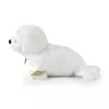 Rappa Realistic Plush Seal White 25 cm Eco-Friendly