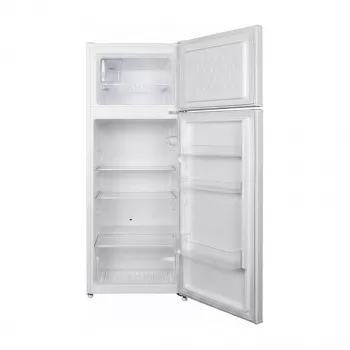 CHiQ CTM216LWD Brīvi stāvošs ledusskapis-saldētājs 211L kopējā ietilpība, 170L ledusskapis, 41L saldētava, balts, LED apgaismojums, maināmas durvis, energoklase D