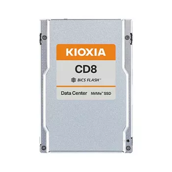 Kioxia CD8-V Series KCD81VUG12T8 12,8 TB SSD disks, 2,5" U.2 (15 mm) NVMe Gen4, jauktai lietošanai datu centros, 3 DWPD