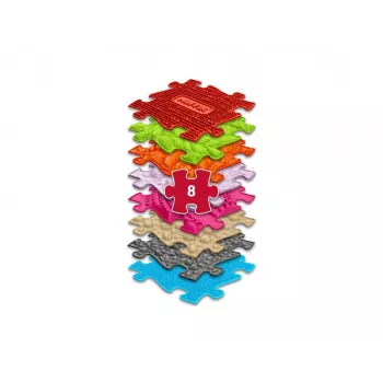 Ortopēdisko sensoro paklājiņu komplekts 8-in-1 Medium 8 puzles paklāji Muffik MFK-020-01