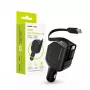 Mobile Origin 90W Car Charger CA22 USB-C+USB-A ar 2x 60cm kabeļiem