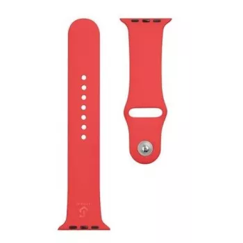 Tactical Apple silikona siksniņa Watch 1/2/3/4/5/6/7/SE 42/44/45mm sarkanā