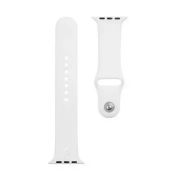 Taktiskā Apple silikona siksniņa Watch 1/2/3/4/5/6/7/SE 42/44/45mm balta