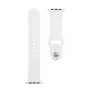 Taktiskā Apple silikona siksniņa Watch 1/2/3/4/5/6/7/SE 42/44/45mm balta