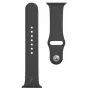 Taktiskais silikona siksniņš Apple Watch 1/2/3/4/5/6/7/SE 38/40/41mm melns