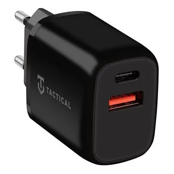 Tactical Base Plug Dual Black Car Charger ar 2 USB-A portiem, 3.1A, 15.5W
