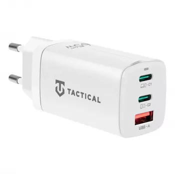 Tactical Adapter FlashBang GaN White 65W USB-C lādētājs
