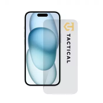 Tactical Glass Shield 2.5D iPhone 15/16 Caurspīdīgs