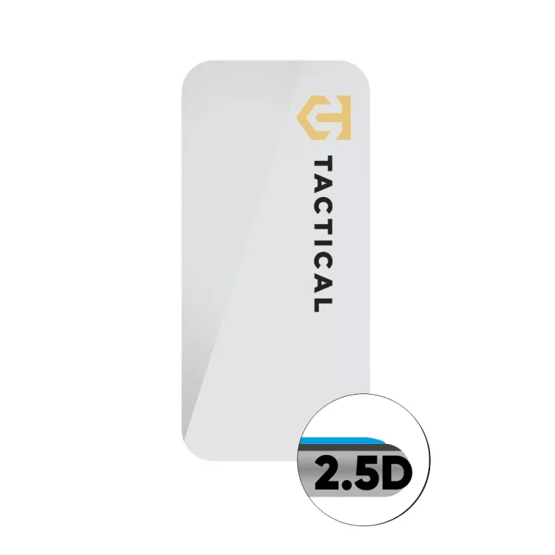 Tactical Glass Shield 2.5D iPhone 15 Pro Caurspīdīgs