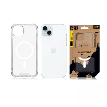 Tactical aizmugurējais vāciņš MagForce Plyo iPhone 15 Plus caurspīdīgs