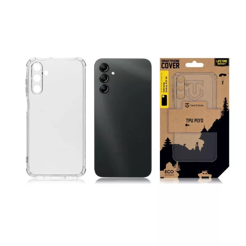 Tactical aizmugures vāciņš TPU Plyo Samsung Galaxy A15 5G caurspīdīgs