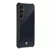 Tactical aizmugures vāciņš Quantum Stealth Galaxy A35 5G caurspīdīgs/melns