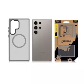 Taktiskais aizmugurējais vāciņš MagForce Hyperstealth Samsung Galaxy S24 Ultra, gaiši pelēks