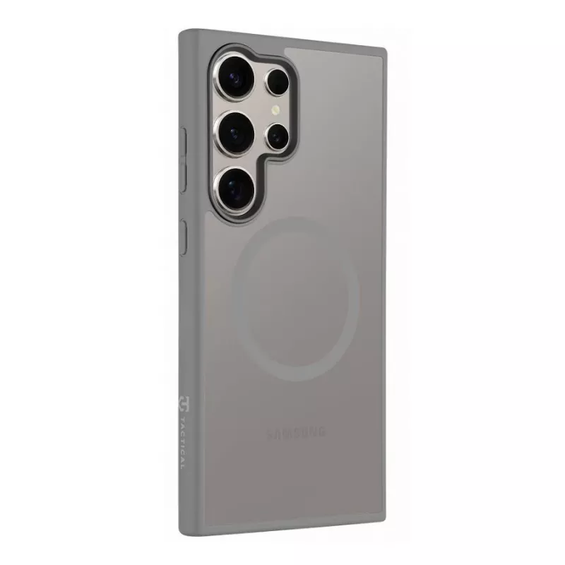 Taktiskais aizmugurējais vāciņš MagForce Hyperstealth Samsung Galaxy S24 Ultra, gaiši pelēks