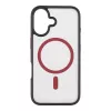 Taktiskais aizmugurējais vāciņš MagForce Hyperstealth 2.0 iPhone 16, melns/sarkans