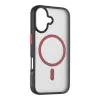 Taktiskais aizmugurējais vāciņš MagForce Hyperstealth 2.0 iPhone 16, melns/sarkans