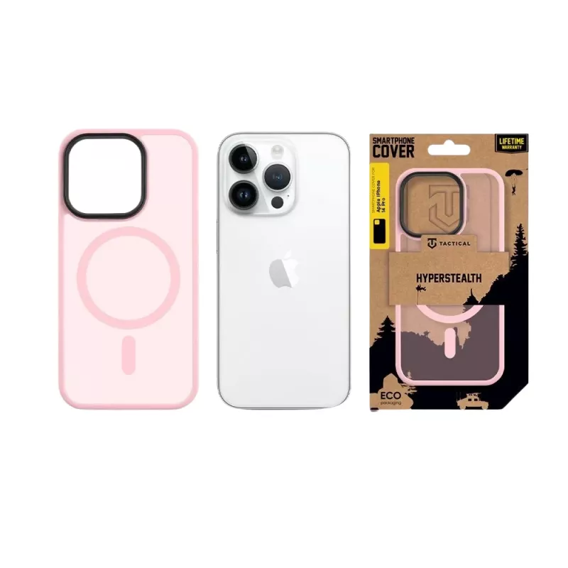 Tactical Back Cover MagForce Hyperstealth for Apple iPhone 14 Pro - Pink Panther