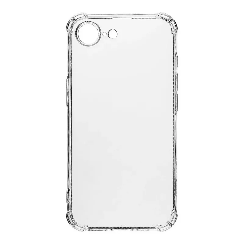Tactical aizmugures vāciņš TPU Plyo iPhone 16e/17e caurspīdīgs