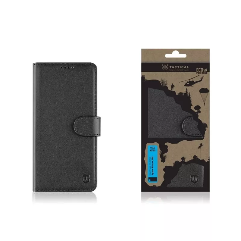 Tactical Book Cover Field Notes iPhone 16e/17e Black