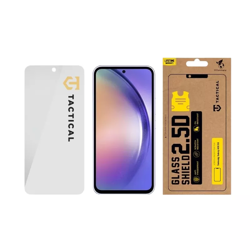 Tactical Glass Shield 2.5D for Samsung Galaxy A56 5G Clear