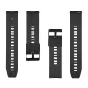 Tactical Quick Release Silicone Band 22mm melna