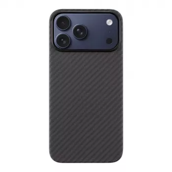 Tactical aizmugures vāciņš MagForce Aramid Apple iPhone 17 Pro Max melns