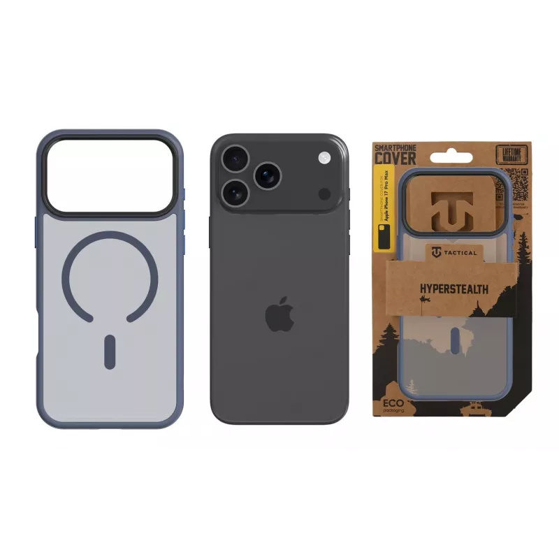 Tactical Back Cover MagForce Hyperstealth iPhone 17 Pro Max, Deep Blue