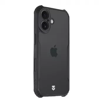 Tactical vāciņš Quantum Stealth iPhone 17 caurspīdīgs/melns