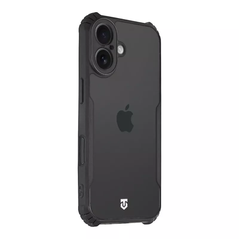 Tactical vāciņš Quantum Stealth iPhone 17 caurspīdīgs/melns