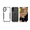 Tactical vāciņš Quantum Stealth iPhone 17 caurspīdīgs/melns