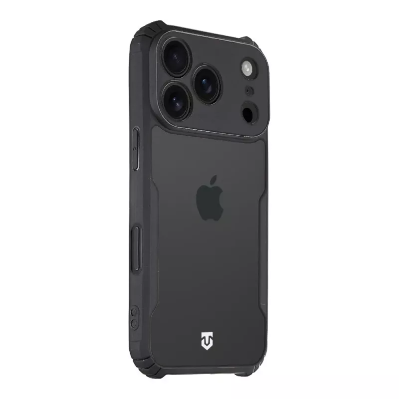 Tactical vāciņš Quantum Stealth iPhone 17 Pro Clear/Black