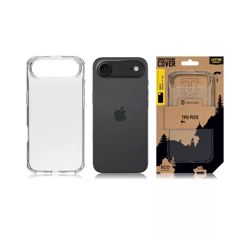 Tactical Back Cover TPU Plyo iPhone Air Caurspīdīgs