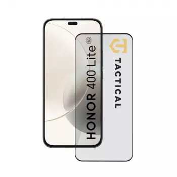 Tactical Glass Shield 5D Honor 400 Lite Melns