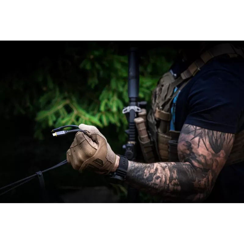 Tactical Fast Rope Aramid 2.0 Cable USB-C/USB-C 1m