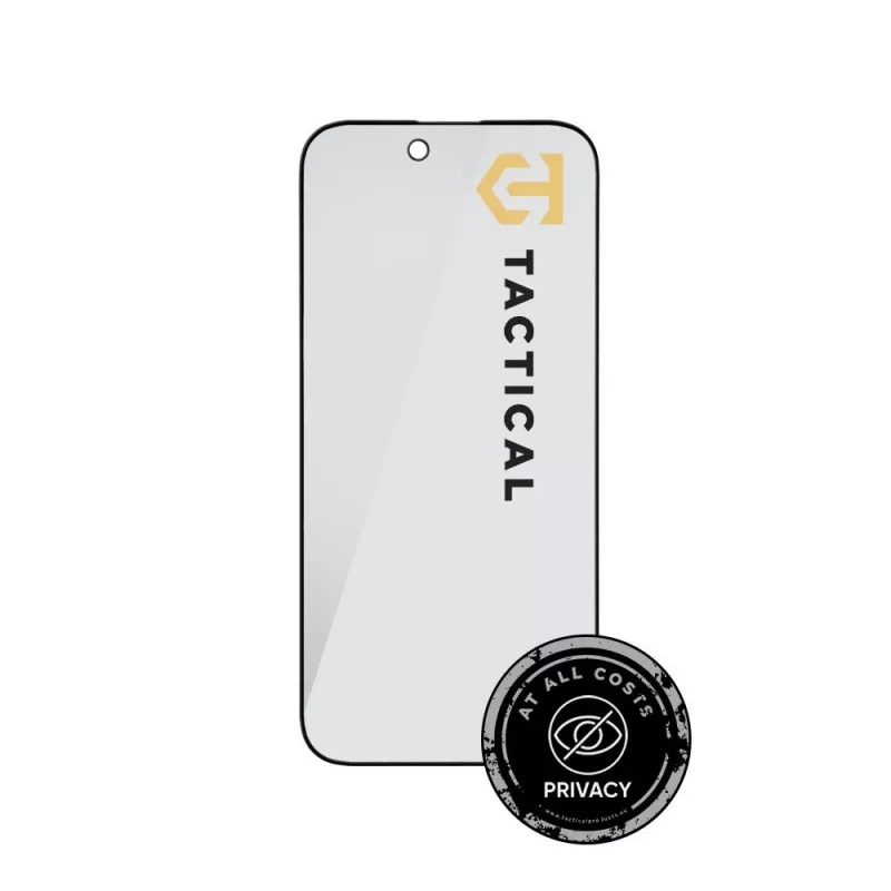 Tactical Glass Shield Privacy 5D for iPhone Air Black