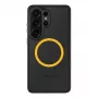 Taktiskais aizmugurējais vāciņš MagForce Hyperstealth 2.0 Samsung Galaxy S26 Ultra, melns/dzeltens